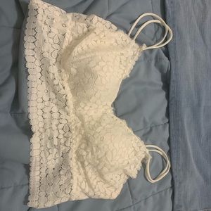White bralette